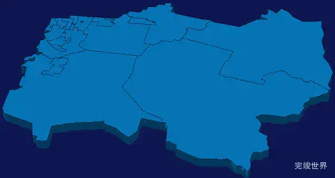 echarts呼和浩特市赛罕区geoJson地图3d地图实例旋转动画